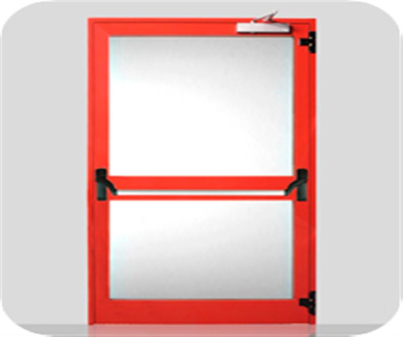 Porte vetrate: in acciaio o alluminio con vetro tagliafuoco di qualsiasi tipo